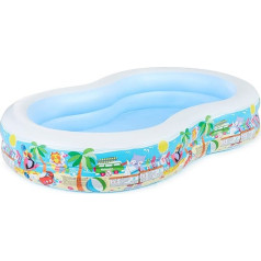 Intex Swim Centre Seashore Pool – Children’s Above Ground Pool – Paddling Pool – 262 x 160 x 46 cm – Suitable For 3+ Years, Single