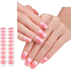 Semi-Cured Gels Nail Stickers Nail Polish Strips Korean Style Gels Nail Strips Nail Art Decorations For Parties