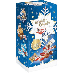 kinder & Ferrero Advent Calendar - Advent Calendar with Delicious Chocolate Specialities - 1 Calendar of 295 g