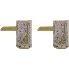 Milisten 2 Pack Bamboo Water Fountain for Aquariums, Bamboo Water Fountains, Creative Water Fountain for Outdoor Garden Fountain, Outdoor, Bamboo, Cycling, Fountain, Green, 2 Pack