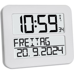 TFA Dostmann 60.4512.01 TimeLine Max Radio-controlled Clock