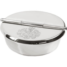 ED1834 Ashtray with Folding Lid Herald 10 cm Silver Plated