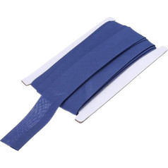 sourcing map 2,5 cm doppelt gefaltetes Schrägband, durchgehendes Baumwollschrägband zum Nähen, Nähen, Quilten, Säumen, Binden, Basteln (mittelblau, 12 Yards)