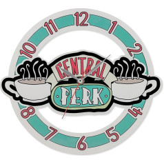 Disney Friends FRI3001 White and Green Heart Wall Clock