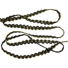 TEHAUX Lace Ribbon Self-Adhesive Braided Gimp Border Ribbon Wedding Birthday Party Event Decoration DIY Craft Decoration for Decoration Crafts Borders and Ribbons for Sewing