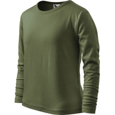 Fit-T LS Jr MLI-12109 haki / 110 cm/4 gadi T-krekls