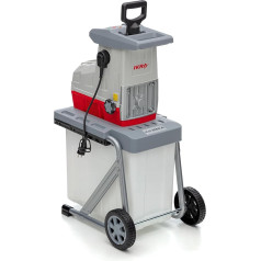 IKRA ILH 3000 A Electric Garden Shredder Rolling Shredder Quiet Robust Low Maintenance Strong 3,000 W Branch Thickness up to 44 mm