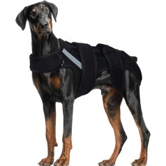 Dog Back Brace XL - Dog Spine Support Vest for Back Pain, Intervertebral Disc Problems, Arthritis - Comfortable Recovery Aid for Large Breeds - Adjustable Fit for Maximum