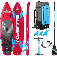 Bluefin Cruise 10'8 Inflatable Paddleboard, SUP Board for Adults, Bluefin Cruise 10'8 SUP, Includes Accessories