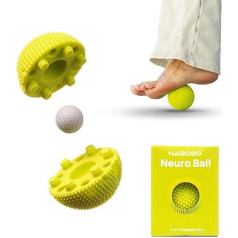 NABOSO Original Neuroball - Neuroscientific Textured Foot Massage Ball, Professional Myofascial Release Tool for Plantar Fasciitis Relief and Recovery