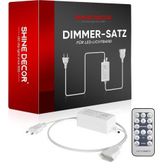 Shine Decor Dimmer Controller Pack with Remote Control LED Strip Lights & LED Neon Light Tubes