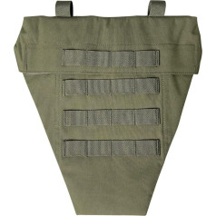 Tactical Step Guard Plate - Underbelly Platform Groin Guard 500D Nylon Molle Strap with Foam Insert Padding