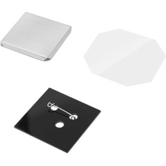 Verbrauchsmaterial für Magnete aus Karton, Quadratische Magnetmaterialien und DIY Bastelset für Fotomagnete Quadratische Magnetmaterialien Pin-2x2in-100set