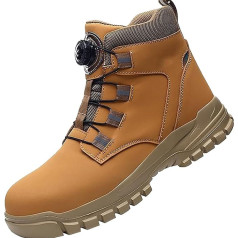 Wellington Boots Men's Anti-Puncture Work Insurance Shoes Non-Slip Head Shoes Construction Clothing High Work Boots Men's 425 Waterproof Shoes For Men Work Shoes Men Winter