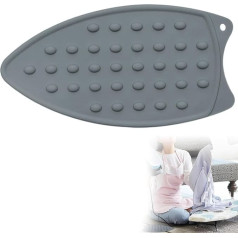 Silicone Iron Mat, Silicone Heat Resistant Iron Rest, Iron Rest, Iron Pad, Iron Rest for Ironing Board and Mat, Grey