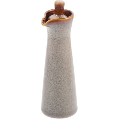 HEMOTON Soy Sauce Bottle Japanese Soy Jug Ceramic Oil Bottle Japanese Soy Sauce Dispenser Liquid Spice Jug Vinegar Pouring Bottle for Beige