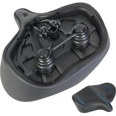 Fahrräder Kissen - Sattel Ersatz Fahrräder Sitz - Stoßdämpfend Ergonomisch Kissenbezug Polsterung Fahrrad Sattel für Radfahren Übung