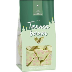 Oh Christmas Tree 85 g Marshmallows | Christmas Present for Boyfriend, Girlfriend and Children | Soft Marshmallows in Funny Christmas Tree Shape | Mini Decoration for Baking at Christmas