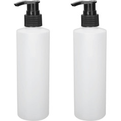 Refillable Reusable ABS Pump Bottles, Massage Lotion Shampoo Dispenser, Leak-Proof, 250ml Capacity, Massage Oil Hot Bottle with Pump Dispenser