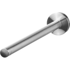 Amare Luxury Telescopic Towel Rail | Silver | Drilling or Gluing | Extendable Towel Rail | Stainless Steel | Towel Dispenser for Sink | 29 - 50 cm | for Towels and Guest Towels