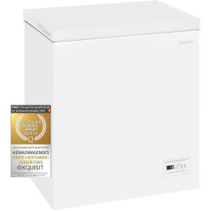 Exquisit GT150-E-040E Freezer White | Freezer 142 Litre Net Capacity | 4 Stars | Quick Freezing | Hanging Basket | 55 cm Width