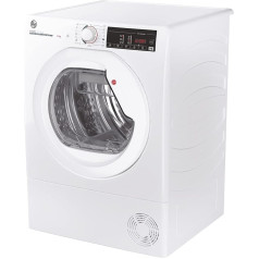 Hoover HLE H9A3TE-S Heat Pump Dryer, 9 kg, WiFi & Bluetooth, Digital Display, 16 Programmes, White