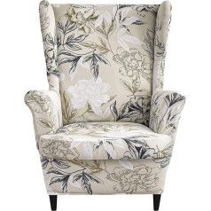 Haoyong 2 Pcs Printed Stretch Armchair Cover Armrest Washable Furniture Protector for Armchair