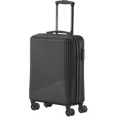 travelite 4-Rad Handgepäck Koffer klein 34 Liter, Gepäck Serie Bali: ABS Hartschalen Trolley erfüllt IATA-Bordgepäckmaß, 55 cm