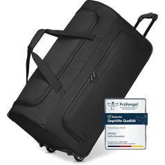 Duffle Essentials, black, Wheeled Travel Bag