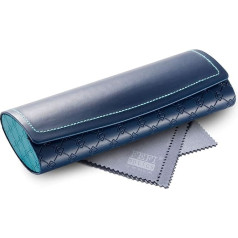 FEFI - Elegant hard case glasses case in leather look