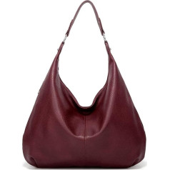 Ashioup Women's Handbags, Vintage, PU Leather , Hobo Bags, Tote Bag, Shoulder Bag with Zip