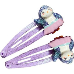 LXJLXD 1 Pair Cartoon Hair Clips Luxury Party Kids Hairpin Hair Accessories (Ballet Penguin)