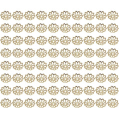 Supvox 1000 Pieces Flower Bead Caps Lotus Flower Shape Beads Spacers Hollow Spacer End Caps Bracelet Necklace Accessories for DIY Craft Jewellery Making (Silver 9 mm)