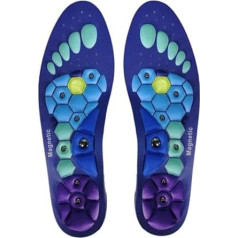 Magnetic Acupressure Insoles Comfort Insoles Men Women Arch Support, Shoe Insoles for Work Shoes to Relieve Plantar Fasciitis, Flat Foot and Distributes Foot Pressure (35-39)