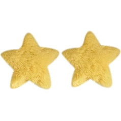 Furry Star Hair Clip Beautiful Yellow Star for Children Hairpin Cute Girls Star Hair Pin Accessories for Women Girls Children