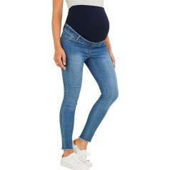 Vertbaudet 7/8 Slim Fit Pregnancy Jeans Blue Stone 38, Stone blue