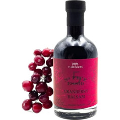 Hallingers Charming Cranberry Balm 3% Acid - Gourmet Vinegar No. 5 (Glass) - Mother's Day Gift & Gift Ideas for Father's Day | New Home Retirement Recovery