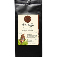 Easter Gift Easter Coffee Coffee for Easter – Arabica Roasted Coffee with Eggnog Flavour – Ground – 75 g Querfee