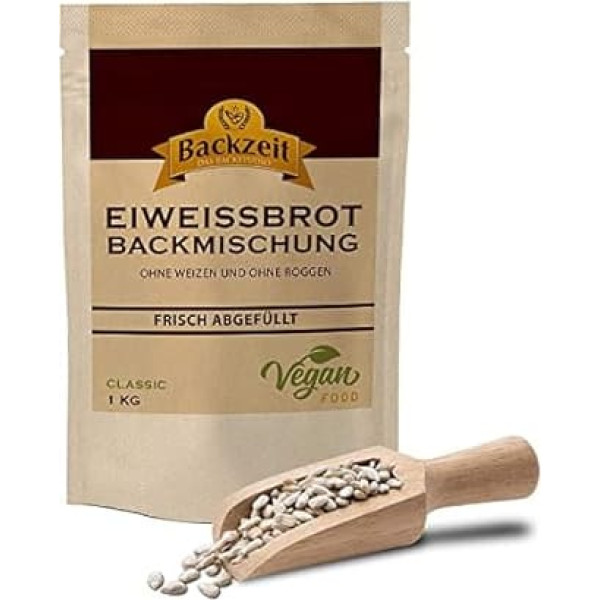 Brothers Protein Bread Baking Mix Classic, 2.5 kg Makes 4.5 kg Dough, No Wheat Flour, Rye Flour, Made in Germany Diabetic Bread, 90% Less Carbohydrates than Bread