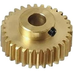 Motor Transmission Motor Pinion Motor Gear Step Miter 5pcs Copper Spur Gear 0.5 Module 16T 17T 18T 19T Spur Pinion 3mm 4mm 5mm Inner Hole Metal Spur Gear Sti