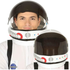 Realistic Spaceman Helmet Astronaut / Flip-Up Helmet Space Driver / Highlight for Carnival & Theme Party