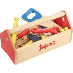 JeujuraJ8592 Tool Box in Wood, Multi-Color