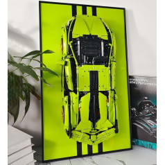 Wall Plaque for Lego Technic Lamborghini Sián FKP 37 42115 Wall Plaque for Lego Lovers Size 75 x 45 cm (Not Model)