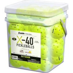 Franklin Sports Outdoor Pickleballs - X-40 Pickleball Balls - USA Pickleball (USAPA) Approved - US Open Ball