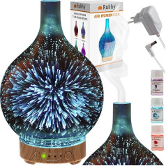 Ruhhy Humidifier Night Light Diffuser 3 in 1 Very Decorative Lighting Aromatherapy Heating Season Bedroom Children's Room 22356