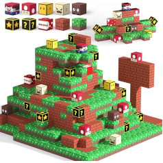Magnetic Blocks, 48 Pieces, The Plumber Is Outside, 1 Inch Creative Magnetic Building Cubes Gift Set for Kids Ages 4-8 Years