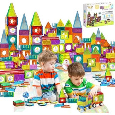 Elegance Magnetic Building Blocks for Kids, Magnetic Tile Set for Kids, Toys for Little Kids, Magnetic Building Blocks, Toys for Girls (149 Pieces)