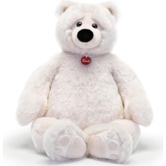 Trudi Bear Joel Ivory Plush Toy Gift for Christmas, Birthday and Valentine's Day. Polar Bear Plush Bear | 45 x 80 x 30 cm Taglia XXL | Classic Teddy Bears | Modello 25635