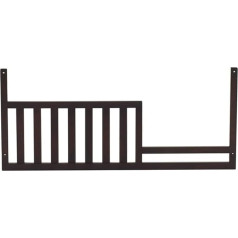 Toddler Bed Safety Gate for Baby Cache Crib (Espresso)