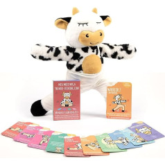 Miss Molly The Moo-Diting Cow Yoga Plush Toy Doll for Children - Family Yoga Gift for Children Yoga